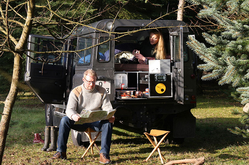 Campingbox für den Land Rover Defender